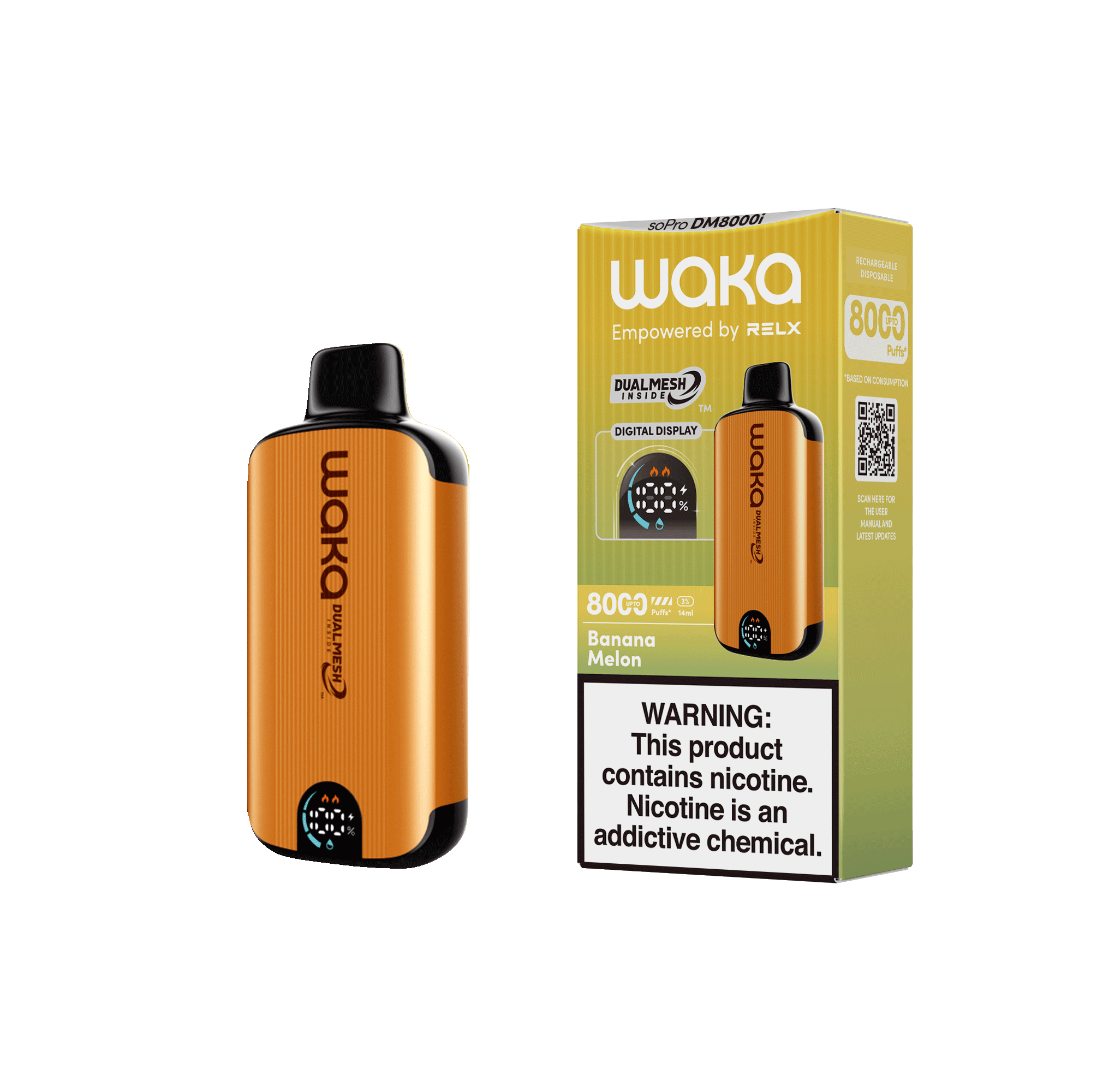 Waka vape quality battery desert heat, durable vape battery extreme climate, premium vape cell RAK desert - WAKA soPro DM8000i