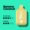 6000 puffs / Banana Coconut