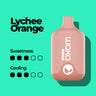6000 puffs / Lychee Orange