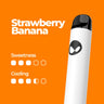 WAKA SOLO - Cooler / 1800 puffs / Strawberry Banana